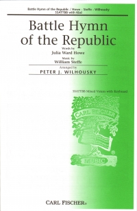 Battle Hymn Of The Republic Wilhousky Ssattbb Sheet Music Songbook