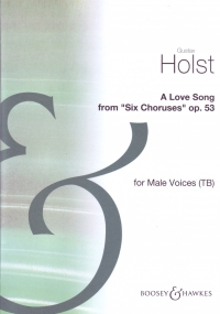 Love Song (6 Choruses) Holst Tb & Piano Sheet Music Songbook