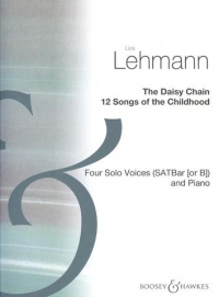 Lehmann Daisy Chain 12 Songs Of The Childhood Satb Sheet Music Songbook