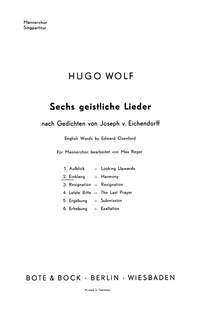 Wolf Einklang (harmony) Sheet Music Songbook