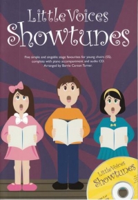 Little Voices Showtunes Two Part Book & Cd Sheet Music Songbook