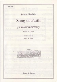 Song Of Faith Kodaly Ed Young Ssattb Sheet Music Songbook