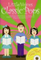 Little Voices Classic Pops 2pt & Piano Book & Cd Sheet Music Songbook