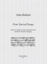 Four Sacred Songs Bullard/campion Unaccomp Choir Sheet Music Songbook