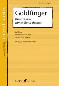 Goldfinger (3 Classic James Bond Themes) Sa & Men Sheet Music Songbook