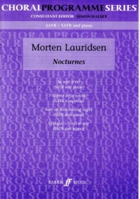 Nocturnes Lauridsen Satb Sheet Music Songbook