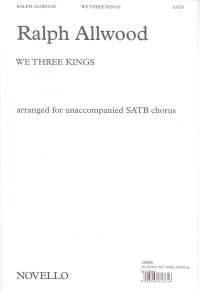 Allwood We Three Kings Satb & Piano Sheet Music Songbook