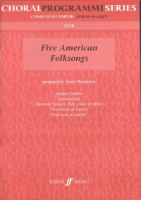 5 American Folksongs Satb Runswick Sheet Music Songbook