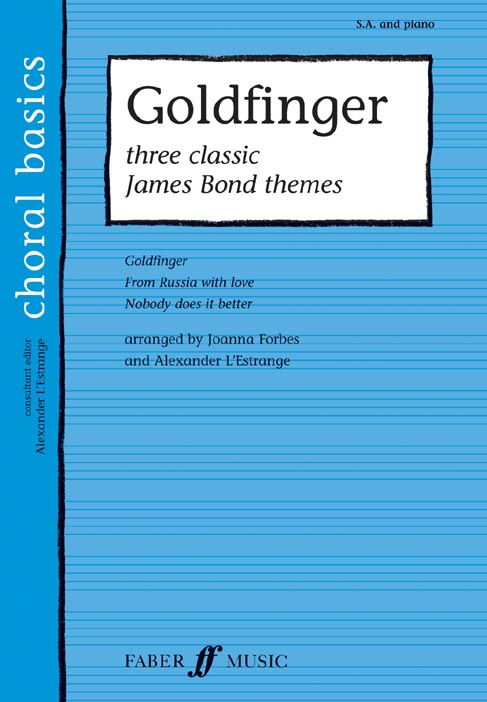 Goldfinger (3 Classic James Bond Themes) Sa & Pf Sheet Music Songbook