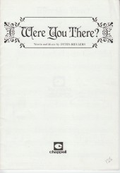 Where You There? Peter Skellern Pvg Sheet Music Songbook