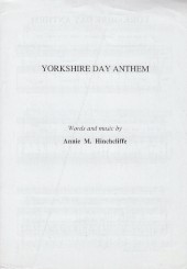 Yorkshire Day Anthem Hinchcliffe Unison Sheet Music Songbook
