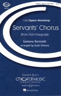 Servants Chorus Donizetti Arr Gilmore Ss & Piano Sheet Music Songbook