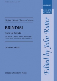 Brindisi Verdi Satb Ed. Rutter Sheet Music Songbook