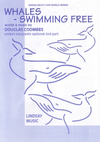 Whales Swimming Free Coombes Unison/optional 2pt Sheet Music Songbook