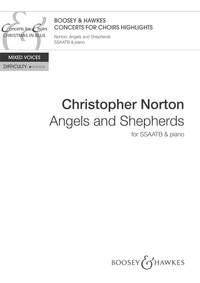 Angels & Shepherds Norton Ssatbb & Piano Sheet Music Songbook