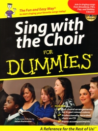 Sing With The Choir For Dummies Book & Cd Sheet Music Songbook