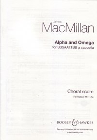 Alpha And Omega Macmillan Sssaattbb A Cappella Sheet Music Songbook