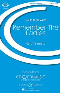 Remember The Ladies Barnett Sa & Piano Sheet Music Songbook