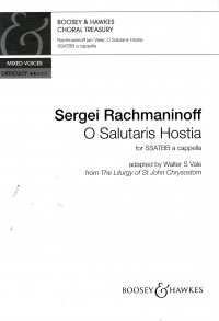 O Salutaris Hostia Rachmaninoff Ssatbb Sheet Music Songbook