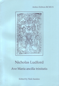Ave Maria Ancilla Trinitatis Ludford Tratbarb Sheet Music Songbook