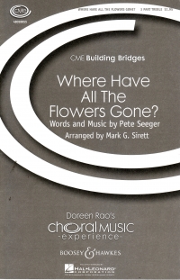 Where Have All The Flowers Gone Seeger Ssa Sheet Music Songbook