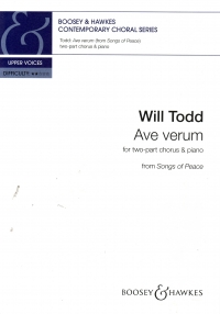 Ave Verum From Songs Of Peace Todd Sa & Piano Sheet Music Songbook