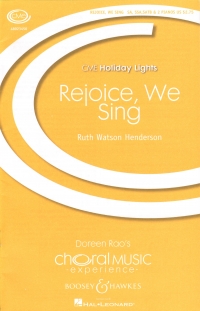 Rejoice We Sing Watson Henderson Sa Ssa Satb & 2pf Sheet Music Songbook