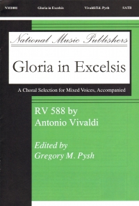 Gloria In Excelsis Vivaldi Pysh Rv588 Satb Sheet Music Songbook