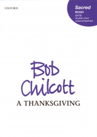 A Thanksgiving Chilcott Satb Unaccompanied Sheet Music Songbook
