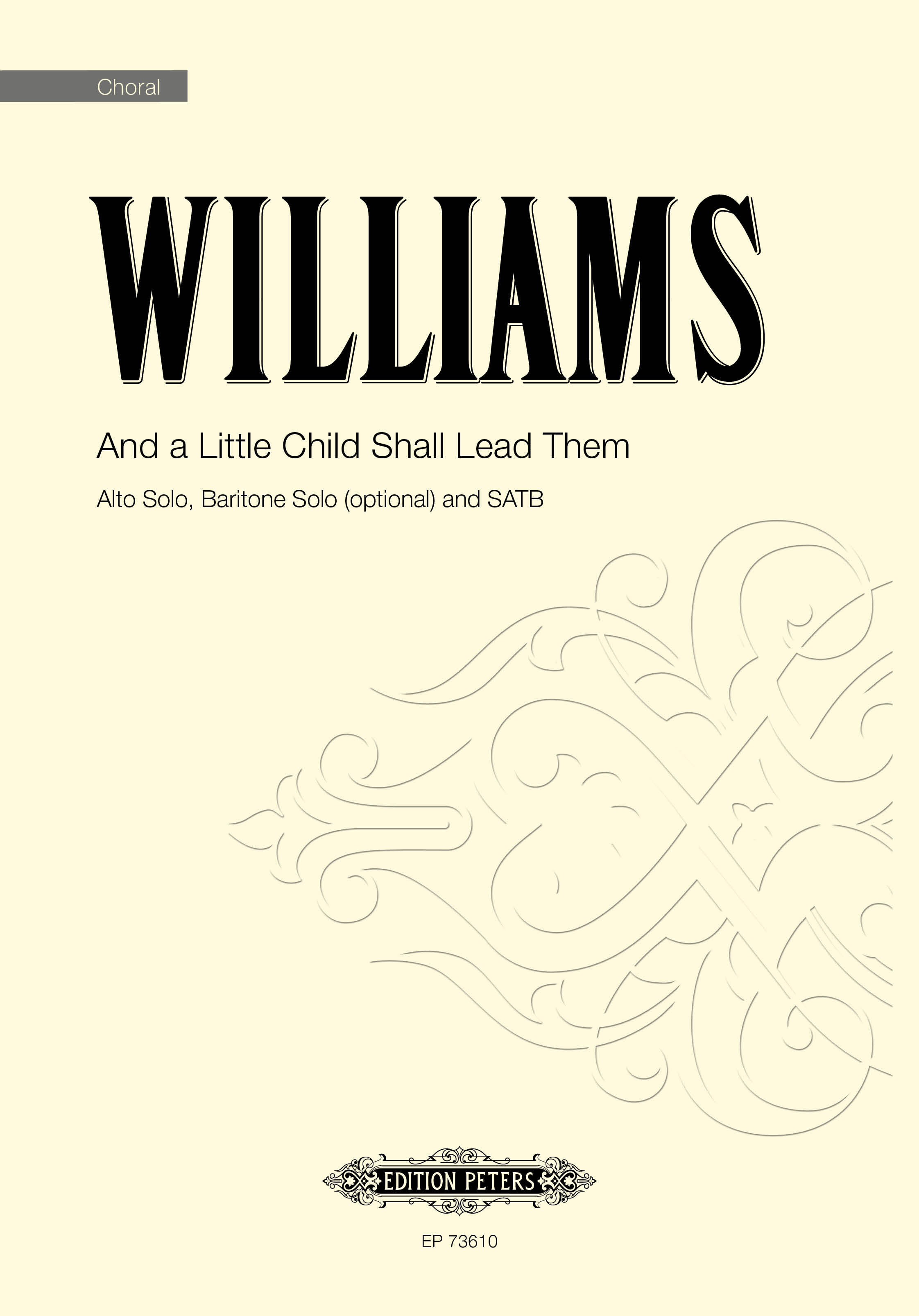 And A Little Child Shall Lead Them Alto & Satb Sheet Music Songbook