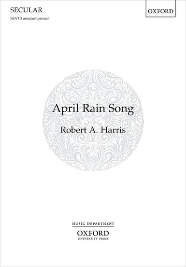 April Rain Song Harris Ssatb Sheet Music Songbook