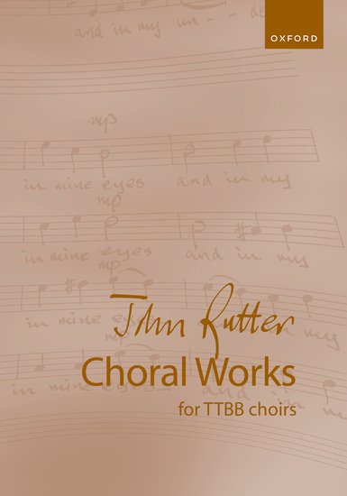 Rutter Choral Works For Ttbb Voices Sheet Music Songbook