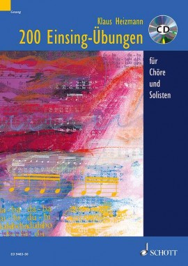 200 Einsing-ubungen Chorus & Solo Singers + Cd Sheet Music Songbook