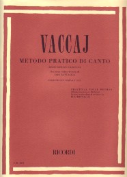 Vaccai Practical Method Medium Mezzo Or Bari + Cd Sheet Music Songbook