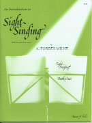 Forbes-milne Introduction To Sight Singing Sheet Music Songbook