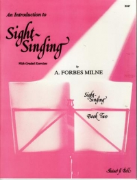 Forbes-milne Introduction To Sight Singing Part 2 Sheet Music Songbook
