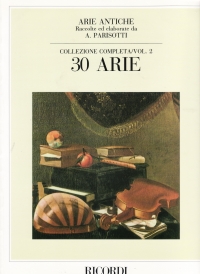 Arie Antiche (parisotti) Vol 2 30 Airs Sheet Music Songbook