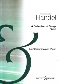 Handel Songs Vol 1 Light Soprano Sheet Music Songbook