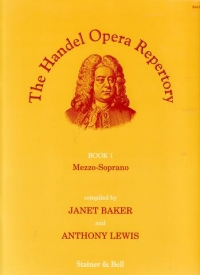 Handel Opera Repertory Bk 1 Mezzo Sop Baker/lewis Sheet Music Songbook