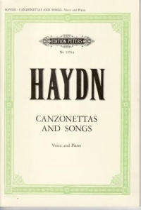 Haydn Canzonettas And Songs (35) High Voice Sheet Music Songbook
