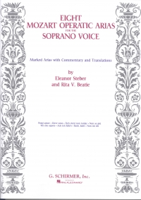 Mozart Eight Operatic Arias For Soprano Voice Sheet Music Songbook