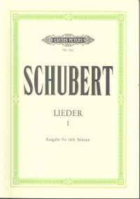 Schubert Songs (complete) Vol 1 Low Sheet Music Songbook
