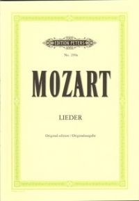 Mozart Lieder High Voice Sheet Music Songbook