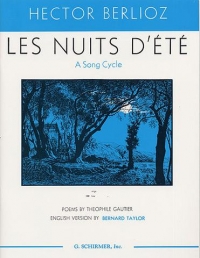 Berlioz Les Nuits Dete Low Voice Sheet Music Songbook