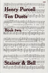 Purcell Ten Duets Book 2 Sheet Music Songbook