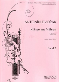 Dvorak Strains From Moravia Op32 Vol 2 No 8-13 Sheet Music Songbook