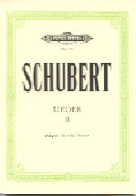 Schubert Songs (complete) Vol 2 High Sheet Music Songbook