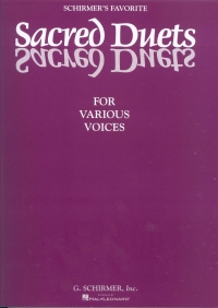 Schirmers Favourite Sacred Duets Sheet Music Songbook