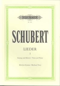 Schubert Songs (complete) Vol 1 Medium Sheet Music Songbook