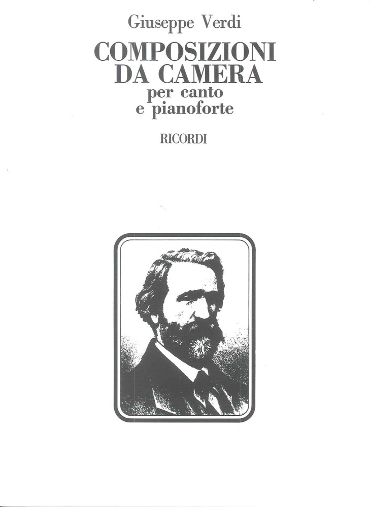 Verdi Composizioni Da Camera Sheet Music Songbook
